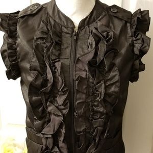 Black Size M With Ruffles, Last Kiss Blouse